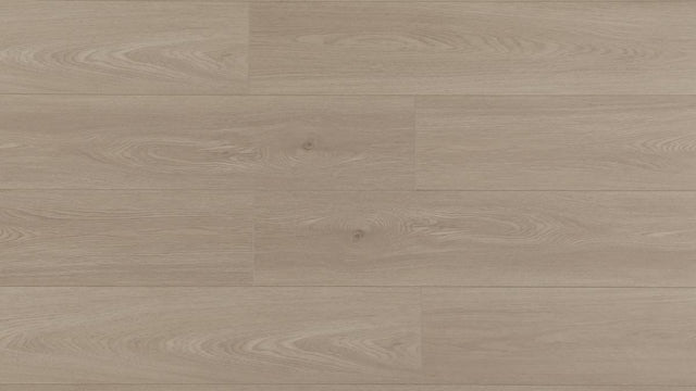 Nature Bliss White Peaks 12mm AC5 waterproof laminate flooring plank - crisp white oak tone